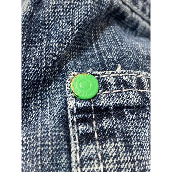 Vintage Koman Jeans Shorts Mens 38 Loose Baggy 90s Hip Hop - Picture 7 of 12